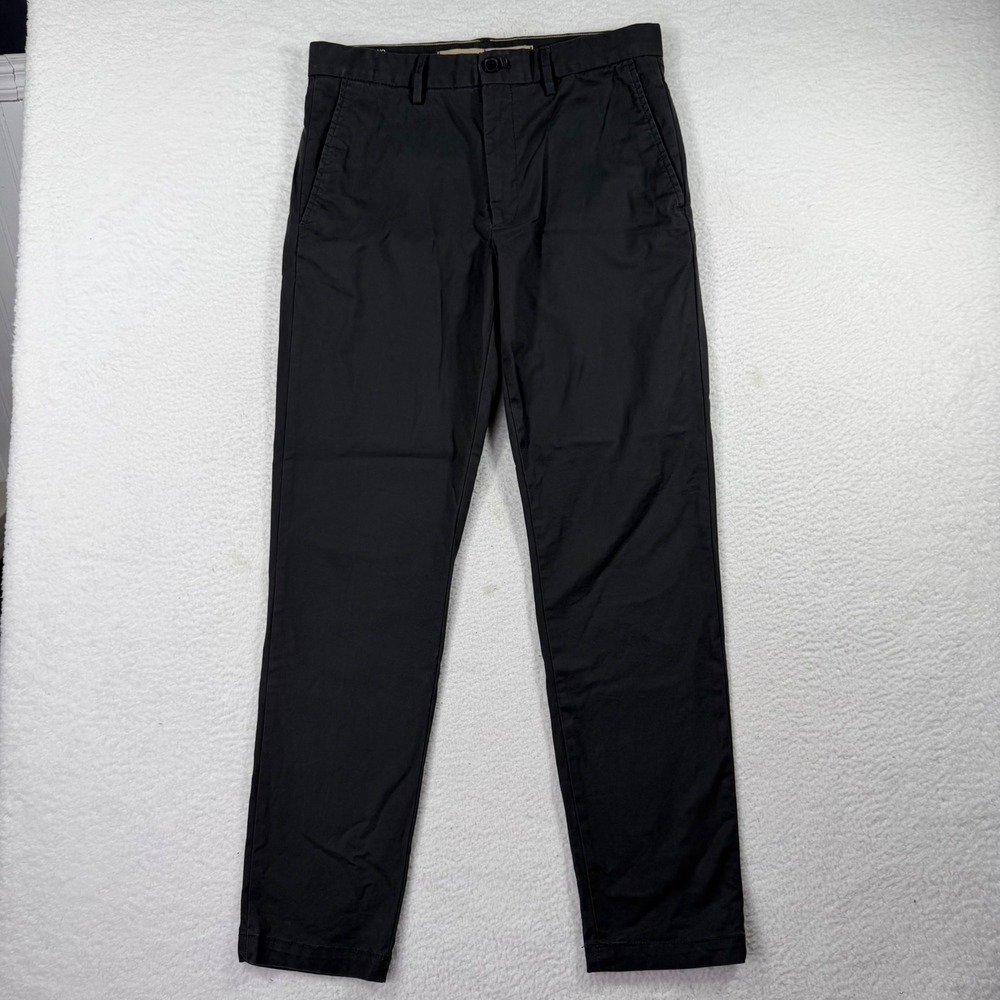 Banana Republic Lived-In Chino Mens 31x32 Dark Gray Skinny Fit Stretch Pants